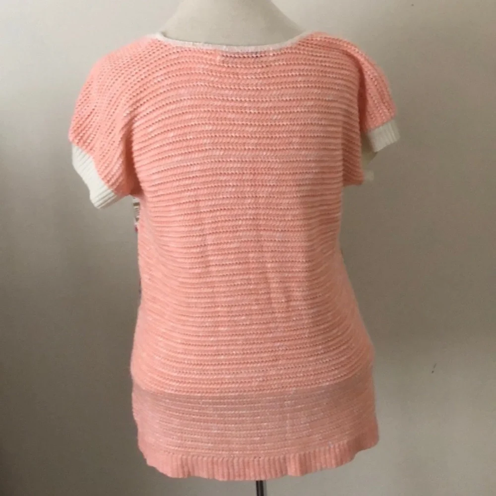 Women’s Cotton emporium Scoop neck short sleeve boho sweater small southwestern
